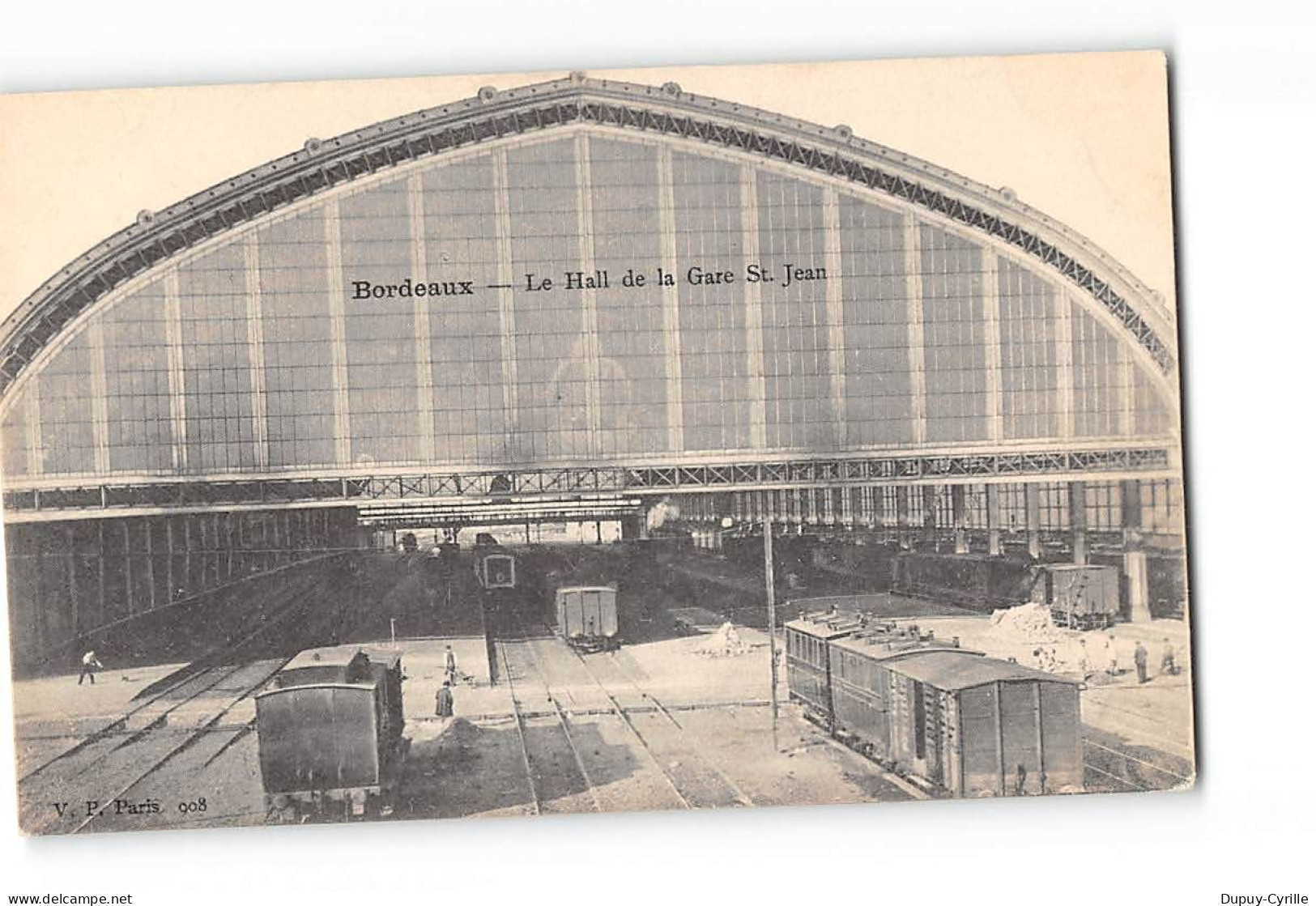 BORDEAUX - Le Hall De La Gare Saint Jean - Très Bon état - Bordeaux