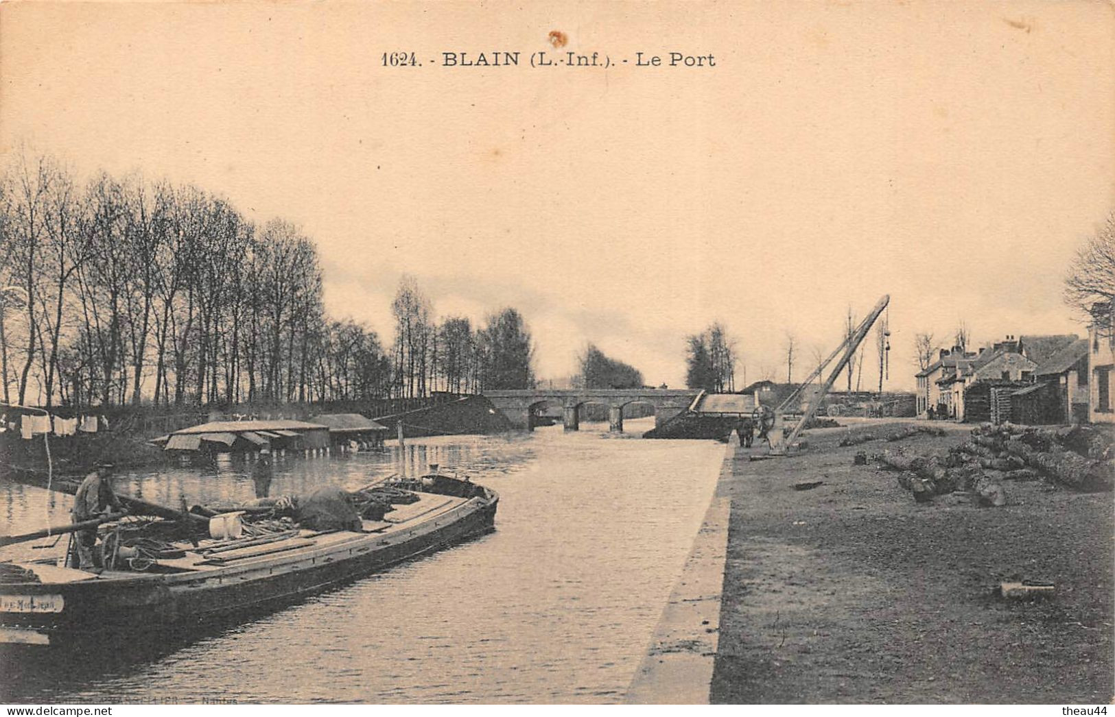 ¤¤   -    BLAIN   -   Le Port   -   Péniche         -   ¤¤ - Blain