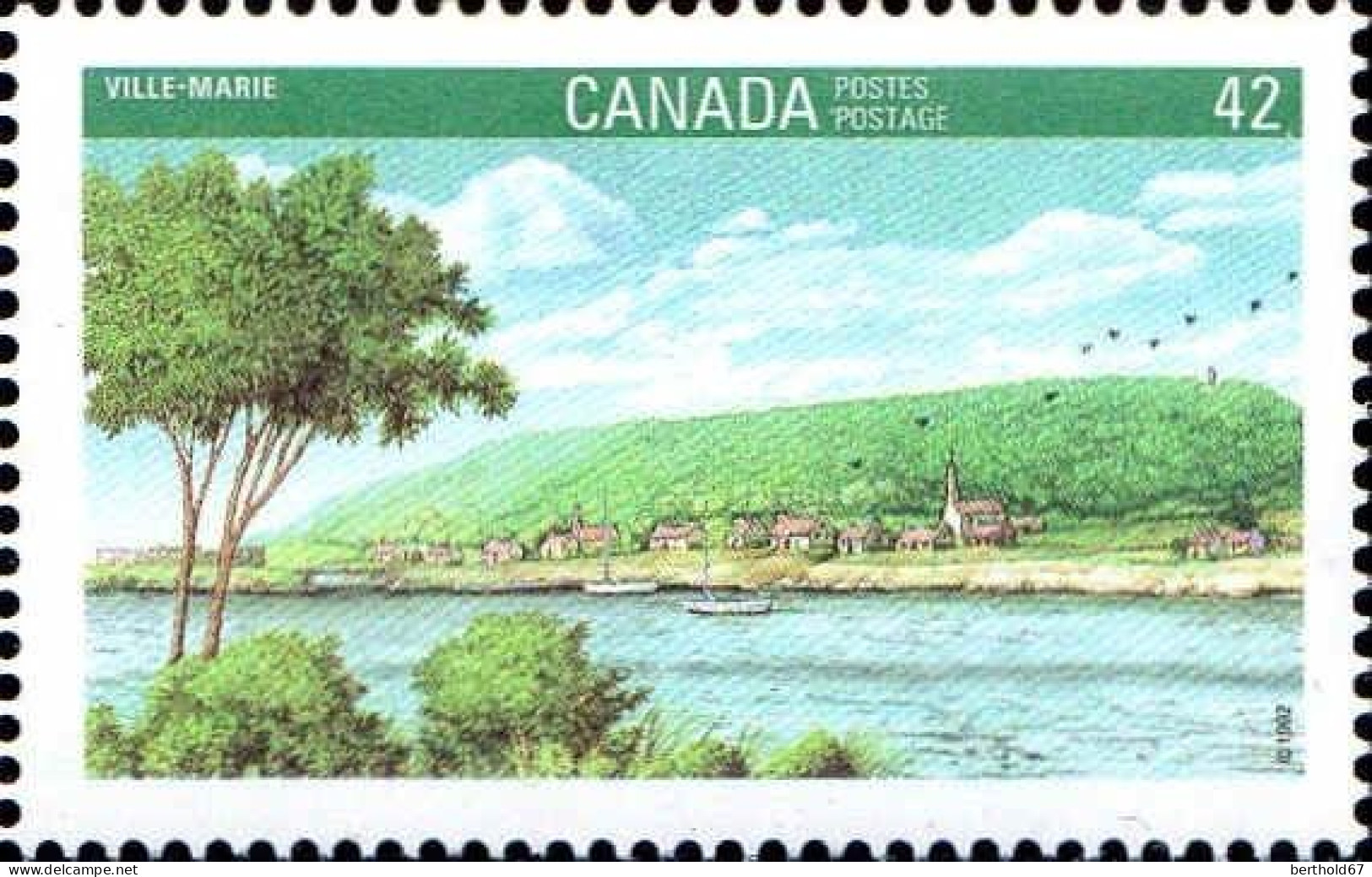 Canada Poste N** Yv:1234/1237 Exposition Philatélique Canada'92 - Unused Stamps