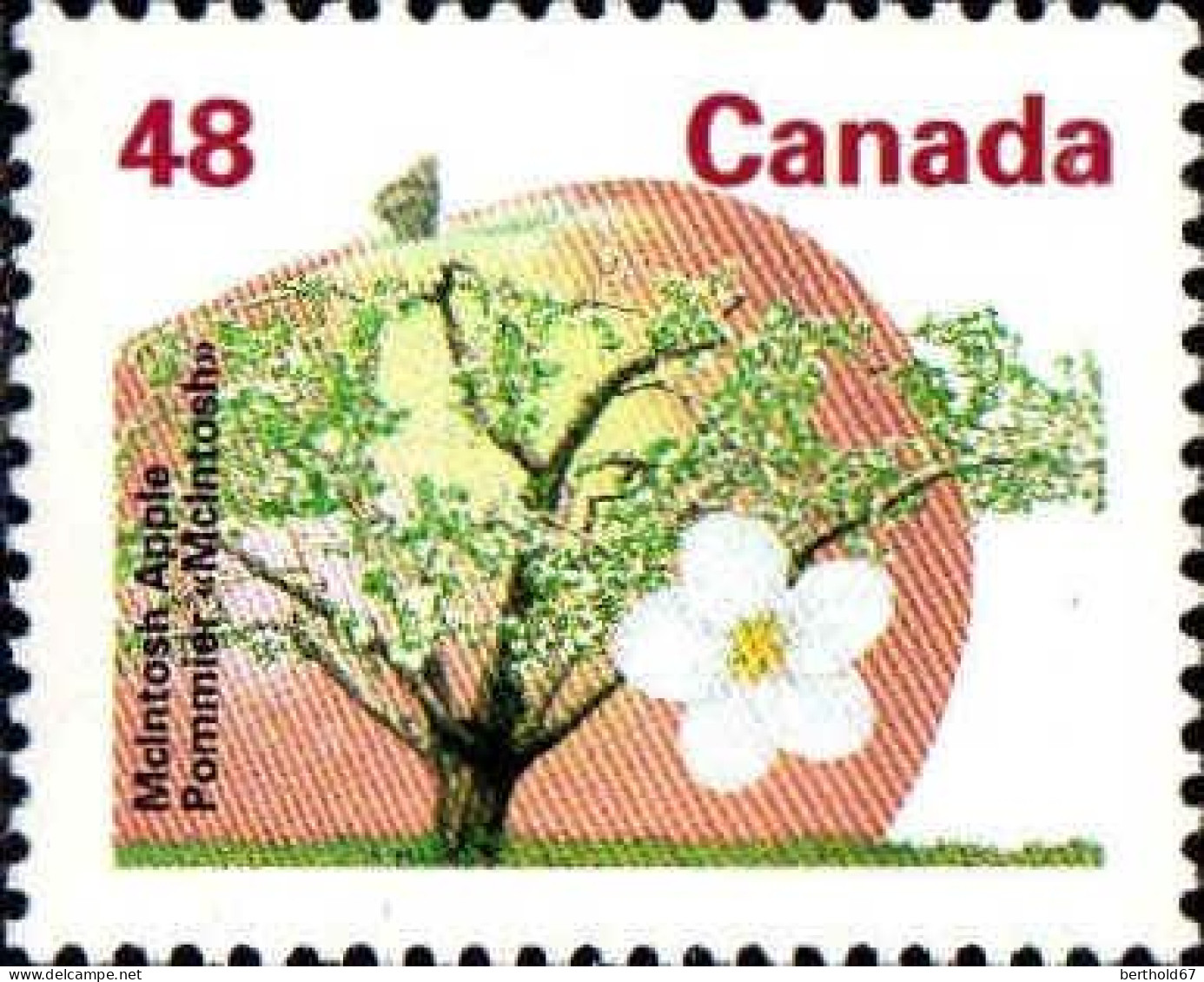 Canada Poste N** Yv:1225/1227 Arbres Fruitiers Du Canada (Thème) - Ungebraucht