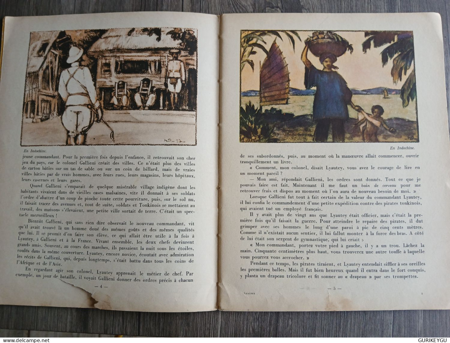 EO édition Original 1937 Maréchal Hubert  LYAUTEY Maurois Hachette Colonial Illustrations Henri DELUERMOM MAROC RABAT - Otros & Sin Clasificación