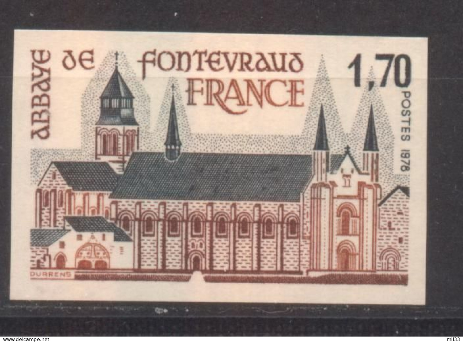 Abbaye De Fontevraud YT 2002 De 1978 Sans Trace De Charnière - Zonder Classificatie