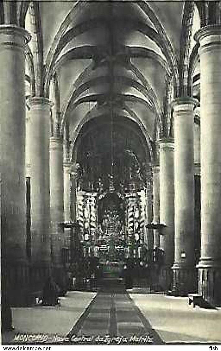 Portugal & Postal, Moncorvo, Central Nave Of The Parish Church, Ed. Casa Moreira (88876) - Churches & Cathedrals