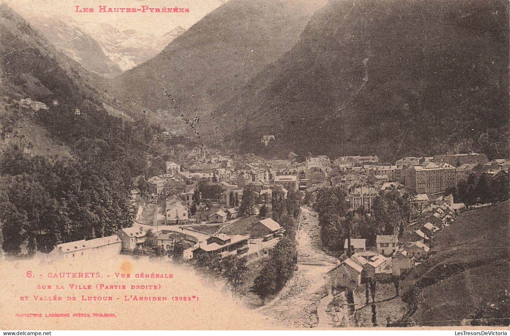 FRANCE - Cauterets - Vue Générale Sur La Ville Et Vallée De Lutour - L'Ardiden - Carte Postale Ancienne - Cauterets