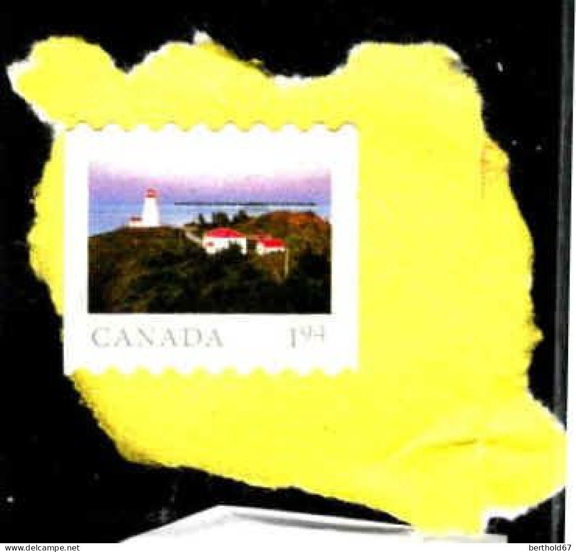 Canada Poste Obl Yv:3662 Mi:3789C Swallowtail Lighthouse (Obli. Ordinaire) Sur Fragment - Gebraucht