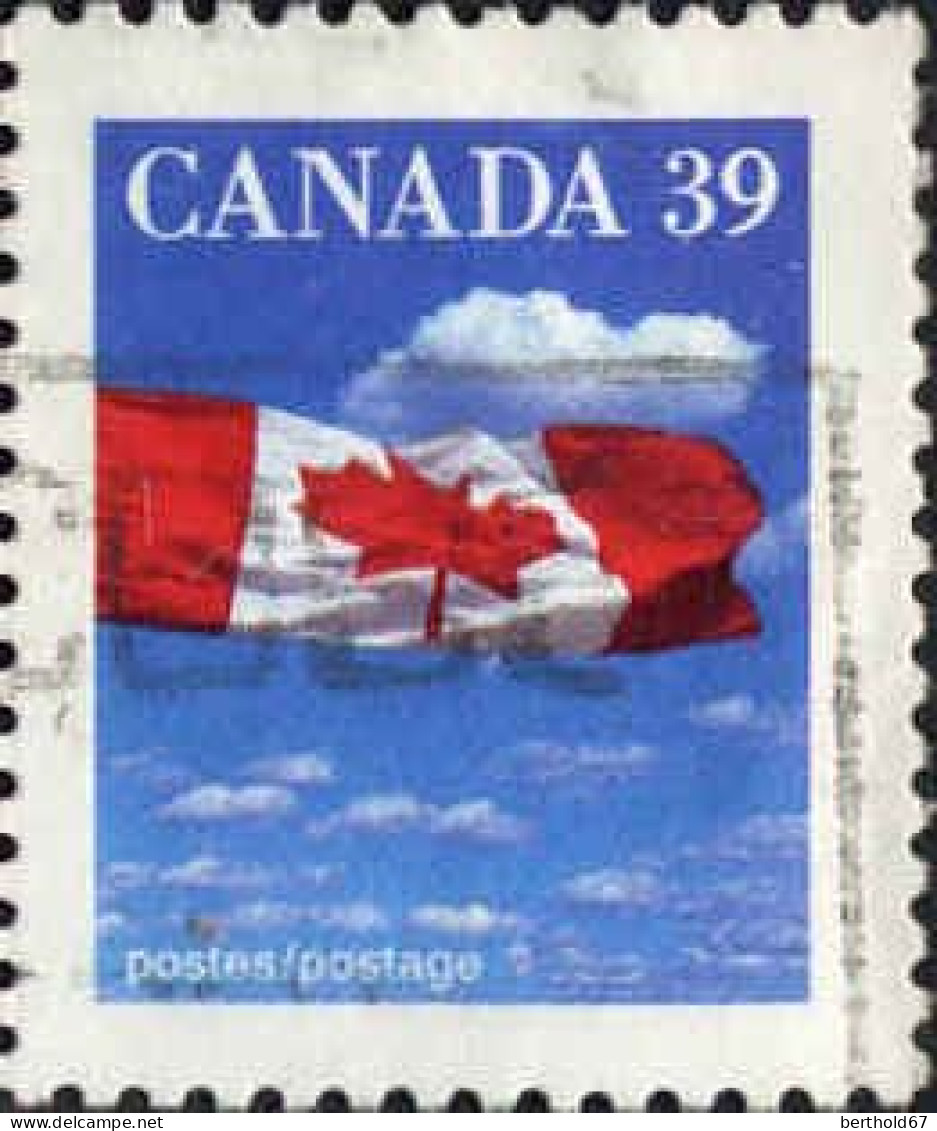 Canada Poste Obl Yv:1123 Mi:1161A Drapeau Canadien (Obl.mécanique) - Usados