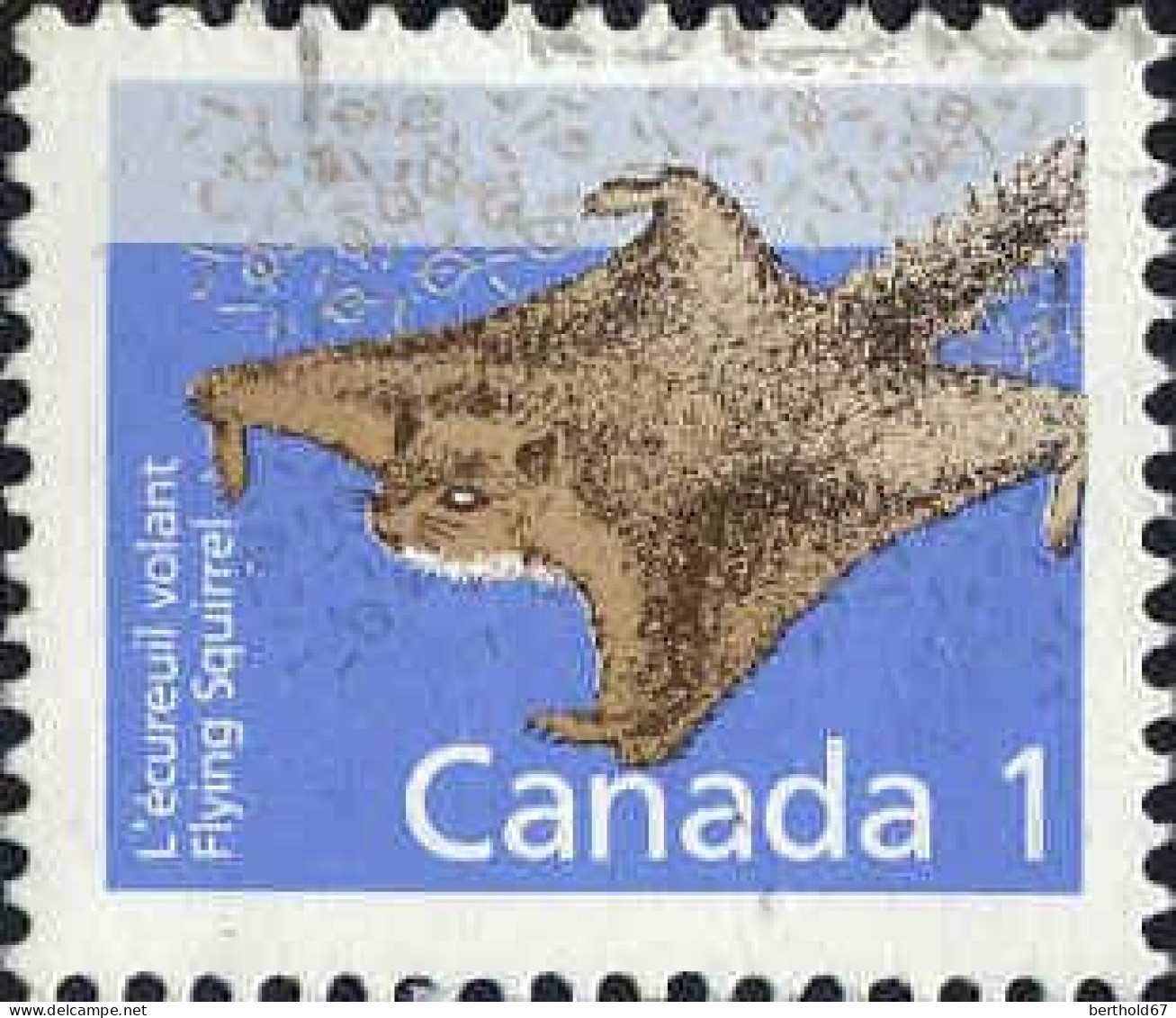 Canada Poste Obl Yv:1064 Mi:1102xA L'écureuil Volant Flying Squirrel (Obli. Ordinaire) - Gebraucht