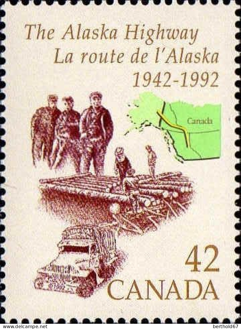 Canada Poste N** Yv:1243 Mi:1288 The Alaska Highway La Route De L'Alaska - Unused Stamps