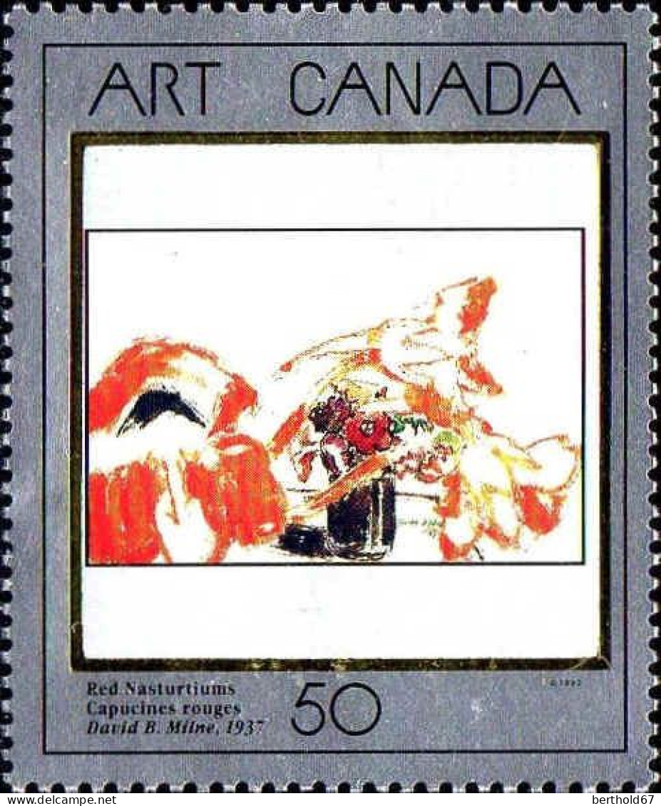 Canada Poste N** Yv:1249 Mi:1294 Davis B.Miller Capucines Rouges - Unused Stamps