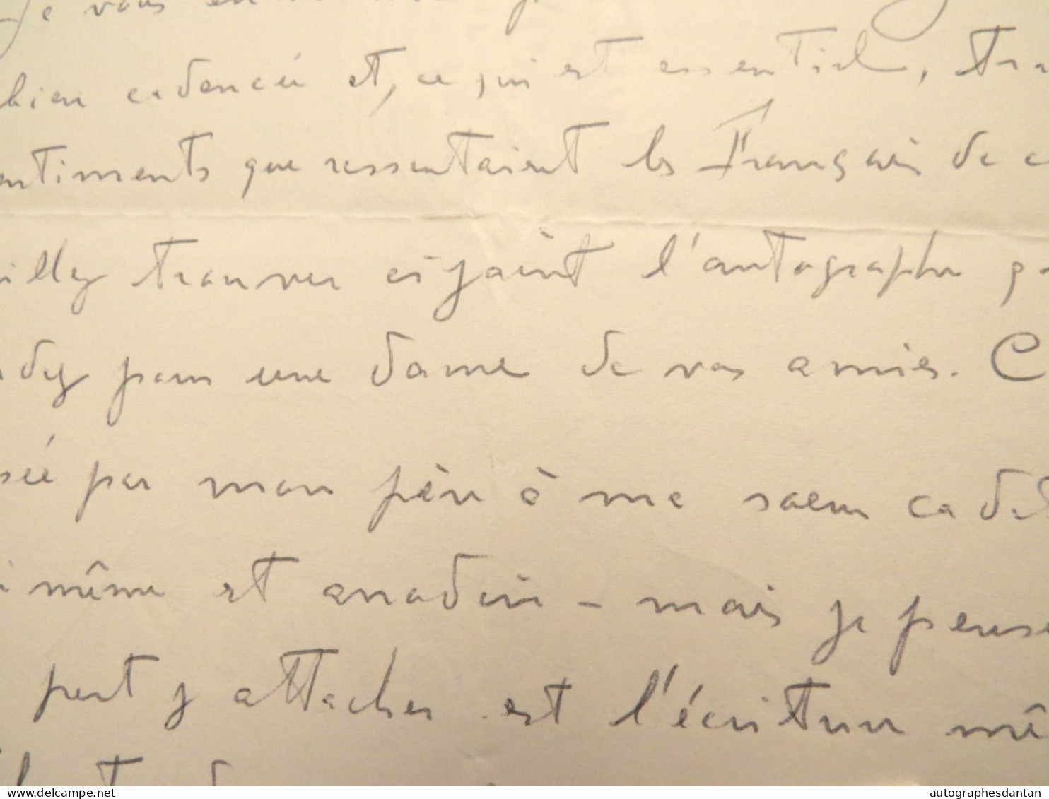 ● L.A.S 1959 Michel CLEMENCEAU Fils De Georges Clemenceau Moret Sur Loing Grange Batelière Maurevert Lettre Autographe - Politiek & Militair