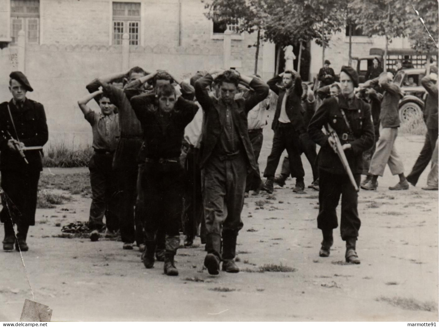 PHOTO PRESSE 1944 MILICE NATIONALE SOCIALISTE FRANCAISE NOUVELLE EUROPE COLLABORATION - 1939-45