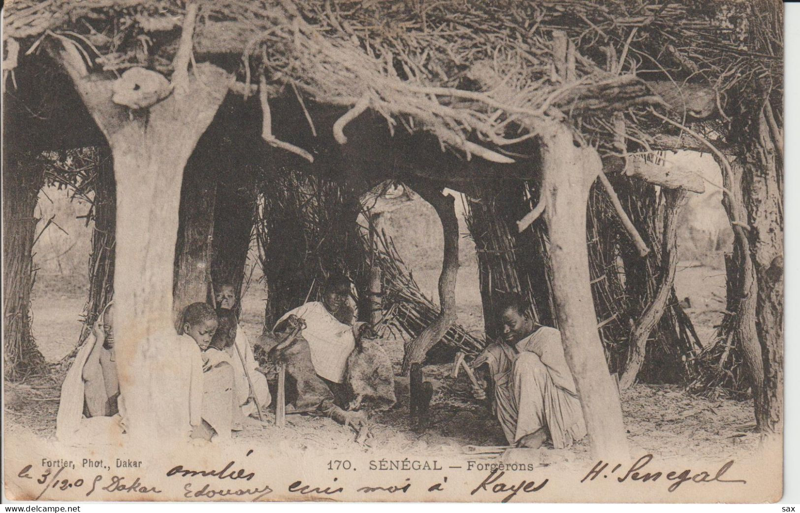 2420-146 Avant  1905 N°170  Forgerons  Fortier Photo Dakar   Retrait Le 01-06 - Senegal