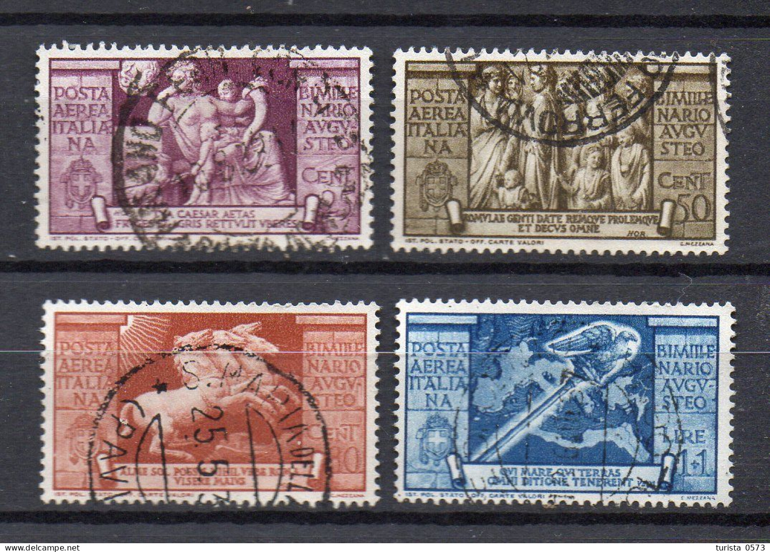 ITALIA Regno 1937 Millenario Augusto Posta Aerea - Collections (sans Albums)