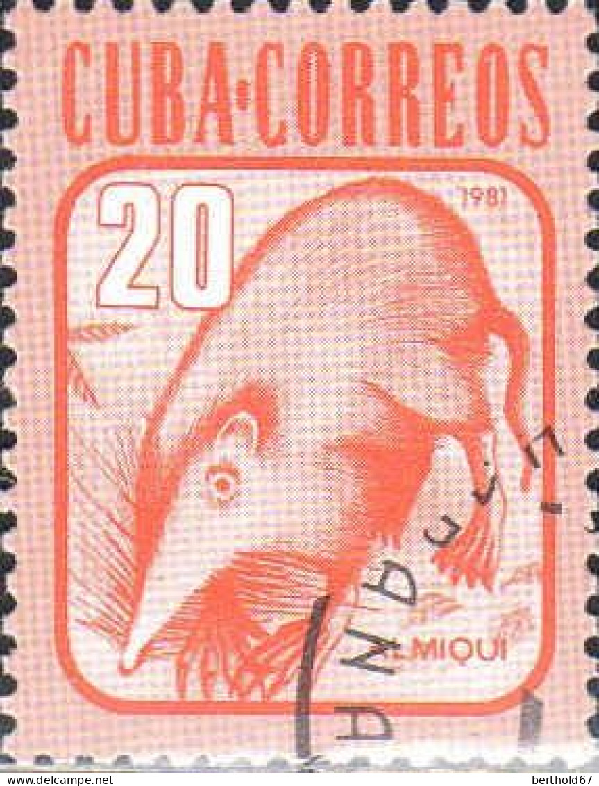 Cuba Poste Obl Yv:2319 Mi:2609 Almiqui (Beau Cachet Rond) - Used Stamps
