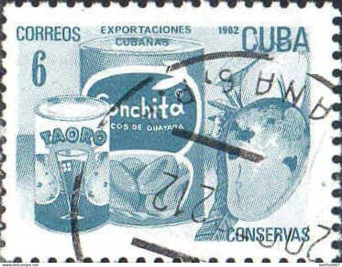 Cuba Poste Obl Yv:2338 Mi:2635 Exportaciones Cubanas Conservas (TB Cachet Rond) - Usados
