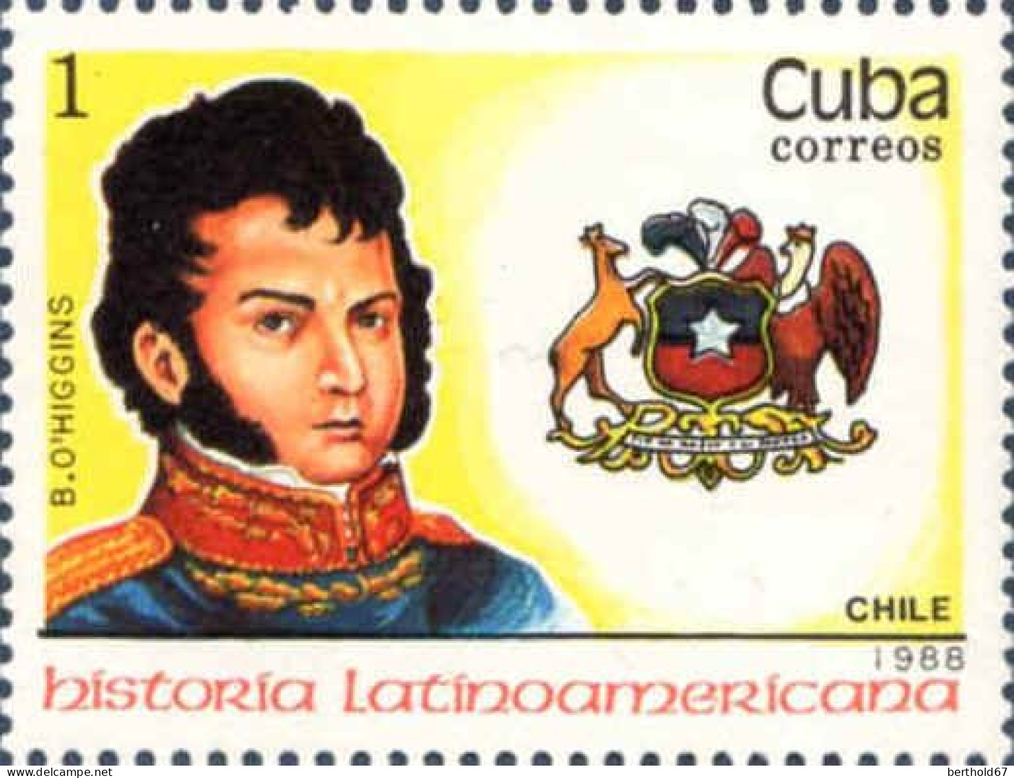 Cuba Poste N** Yv:2879-82 Historia Latinoamericana Argentina J.San Martin - Unused Stamps