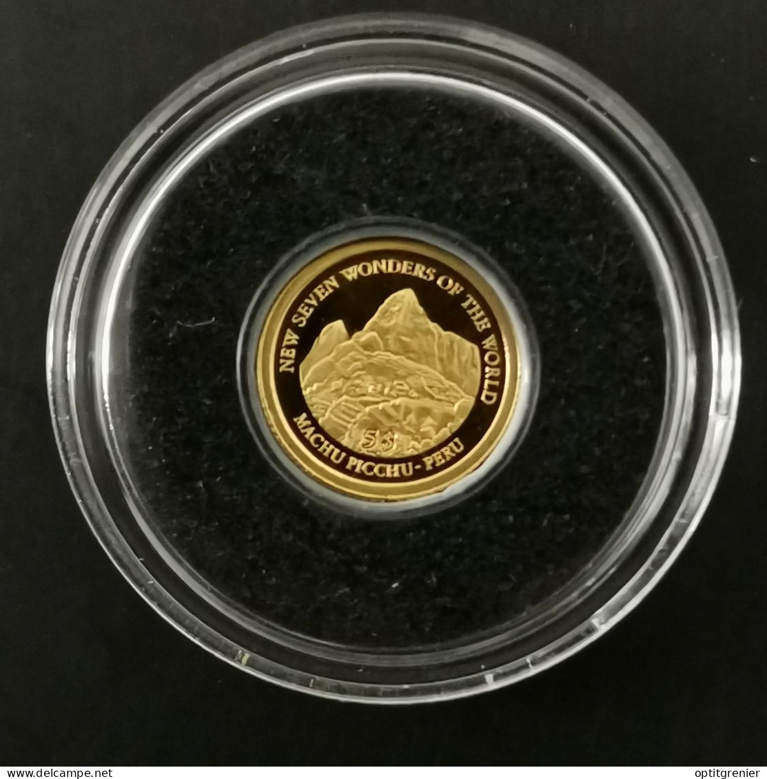 5 DOLLARS OR 2011 BE LE MACHU PICCHU ILES SALOMON / GOLD / 0.5g Or 585 + CERTIFICAT - Solomon Islands