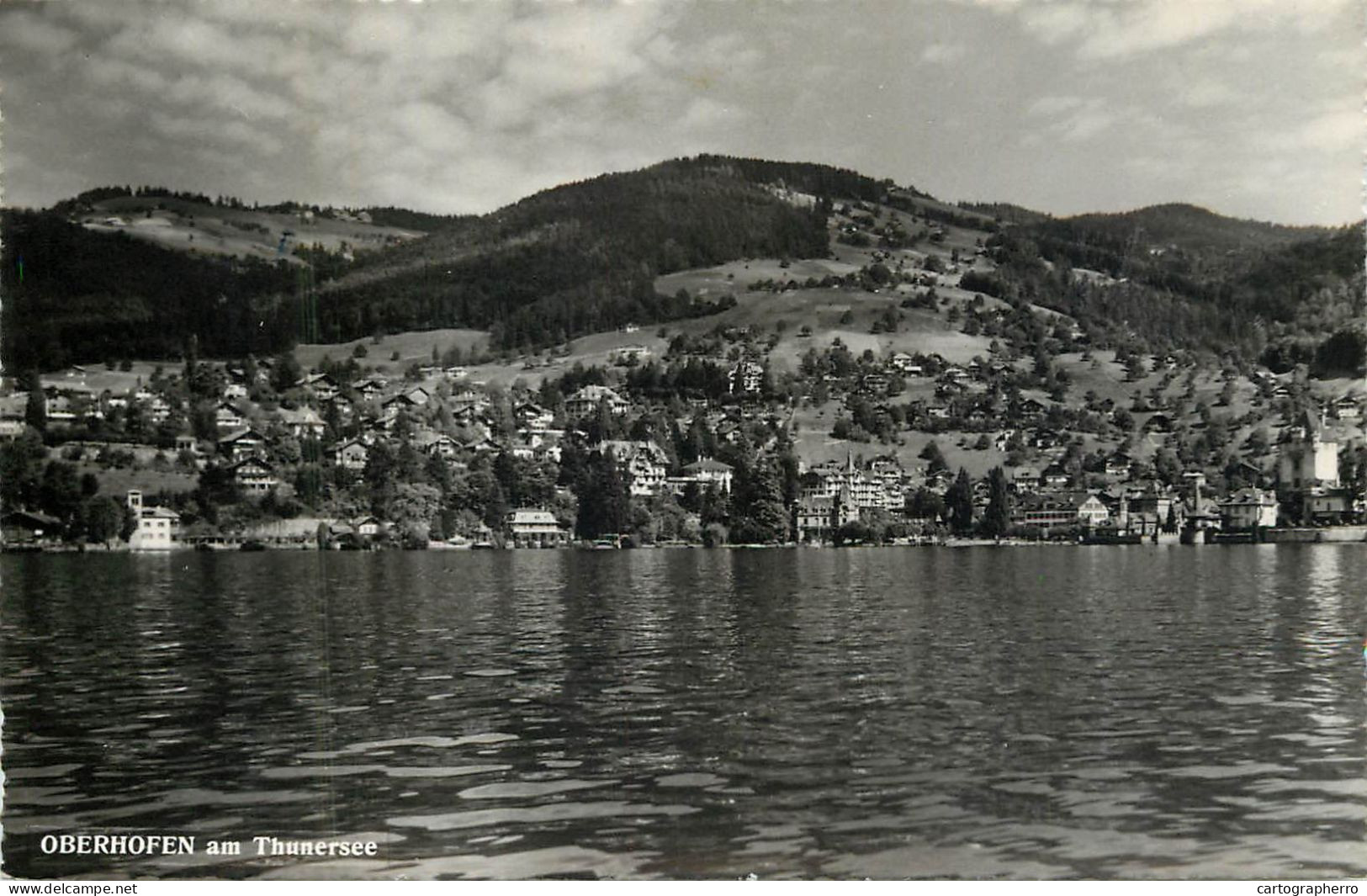 Postcard Switzerland Oberhofen Am Thunersee - Sonstige & Ohne Zuordnung