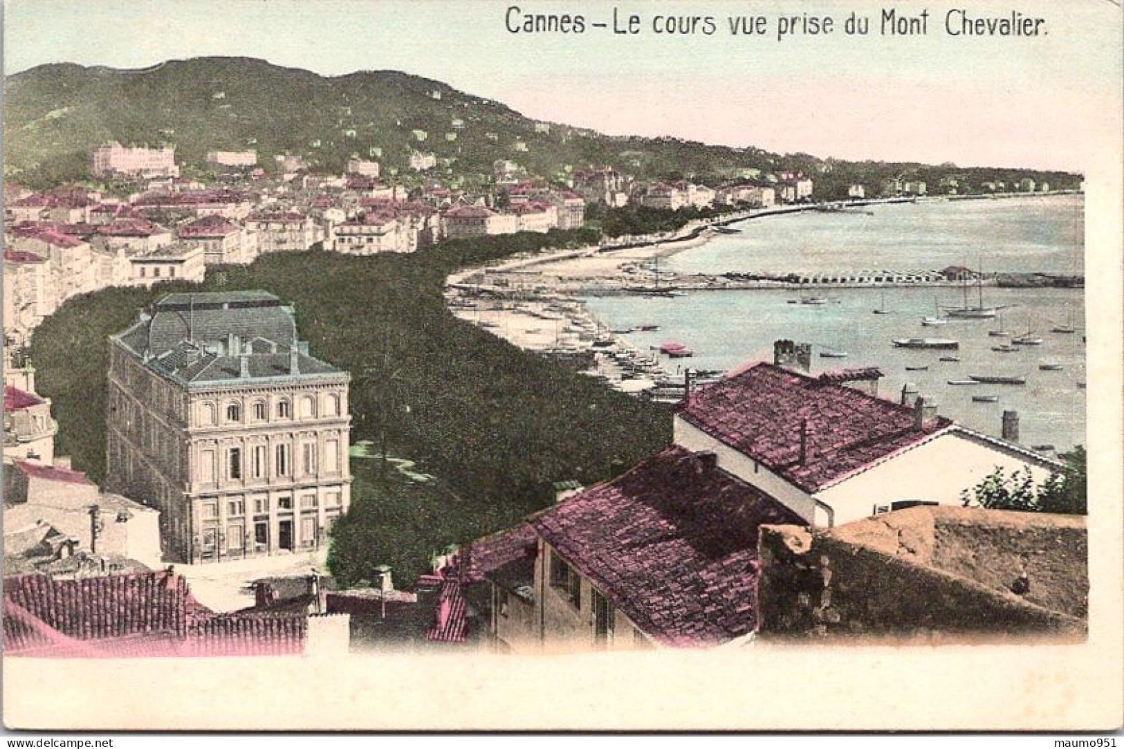 06 CANNES -  Le Cours Vue Prise Du Mont Chevalier - Cannes