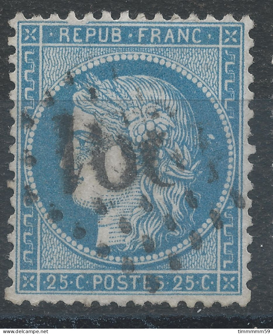 Lot N°83481   Variété/n°60, Oblitéré GC 4291 VIRE(13), Indice 2, Filet NORD, Tache Blanche Derrière La Tête - 1871-1875 Cérès