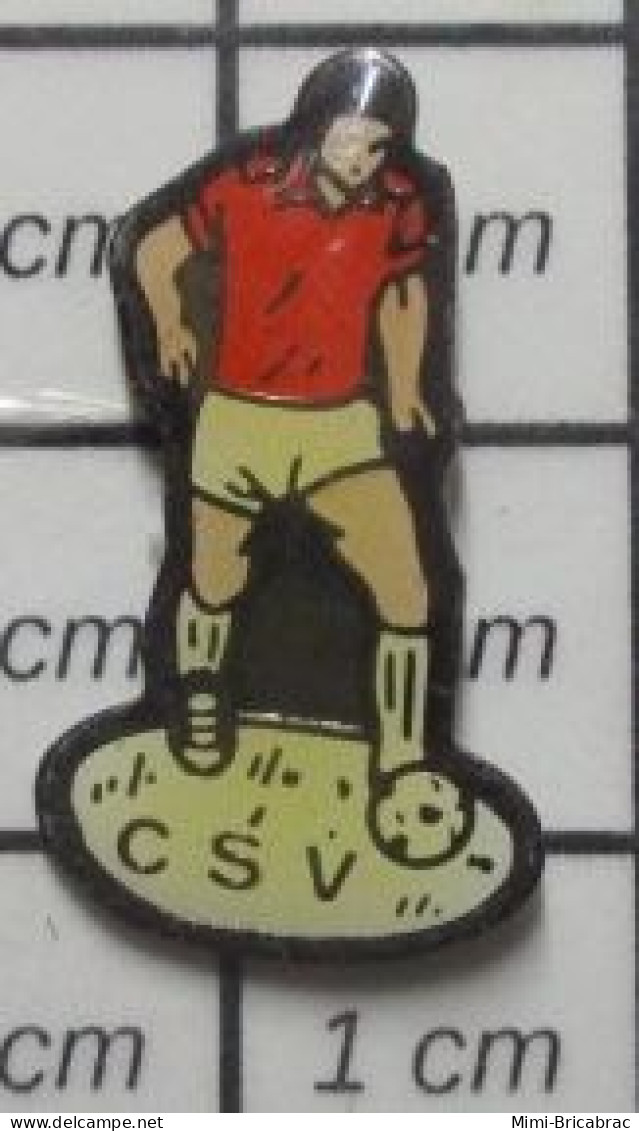 1818B Pin's Pins / Rare Et De Belle Qualité / SPORTS : FOOTBALL CLUB CSV - Voetbal