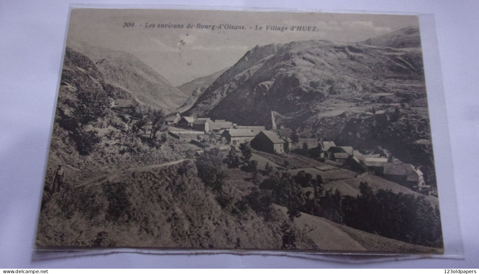 Les Environs De BOURG D' OISANS- Le Village D' Huez 1946 - Andere & Zonder Classificatie