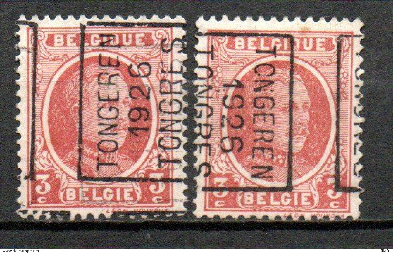 3770 Voorafstempeling Op Nr 192 - TONGEREN 1926 TONGRES - Positie A & B - Rollini 1920-29