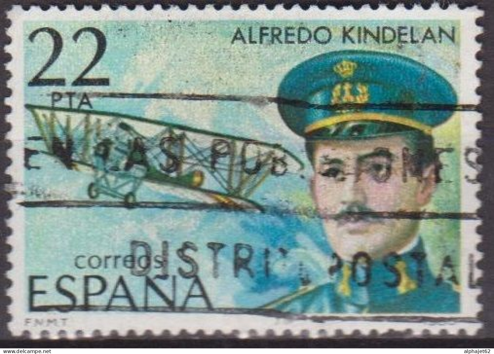 Alfredo Kindelan - ESPAGNE - Pionnier De L'aviation - N° 2232 - 1980 - Used Stamps