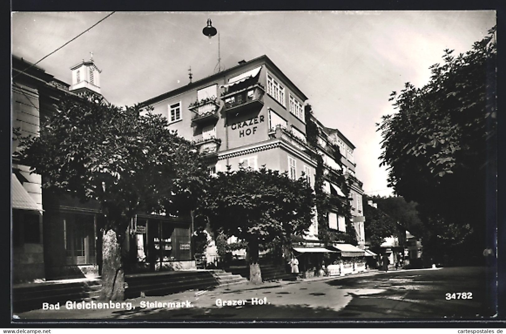 AK Bad Gleichenberg /Steiermark, Partie Am Grazer Hof  - Autres & Non Classés