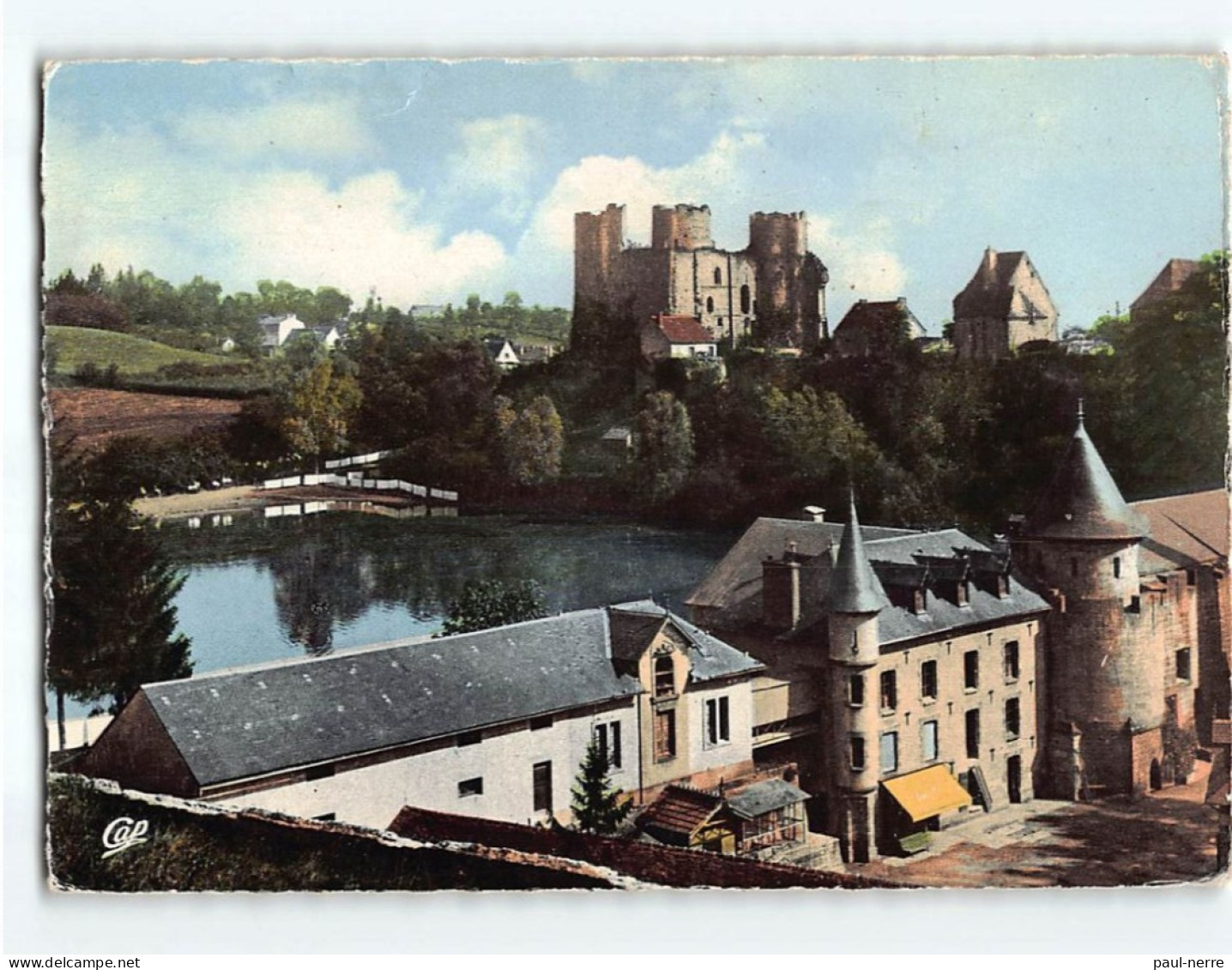 BOURBON L'ARCHAMBAULT : Le Château, Le Moulin Et L'Etang - état - Bourbon L'Archambault