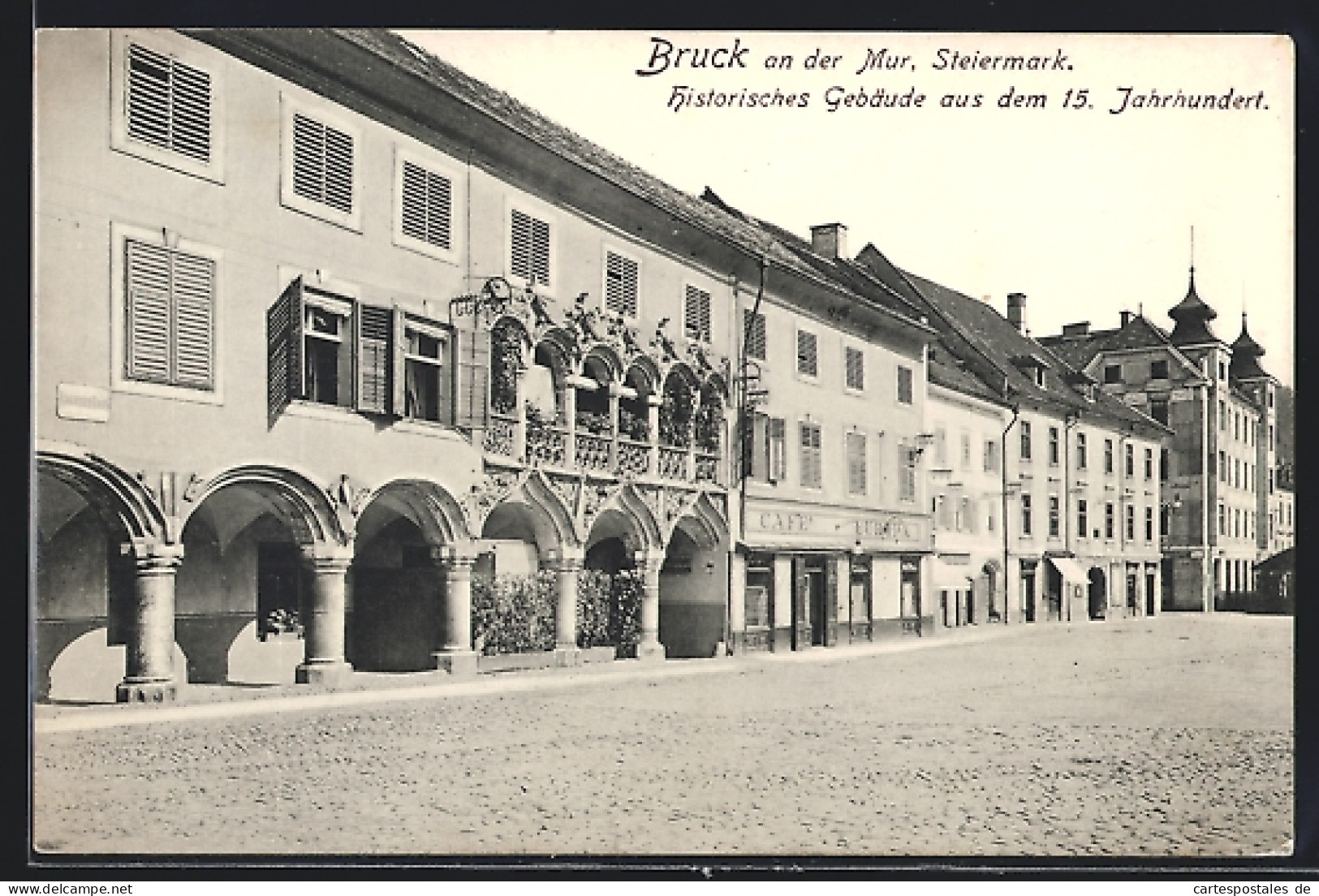 AK Bruck An Der Mur, Historisches Gebäude Aus Dem 15. Jahrhundert  - Other & Unclassified