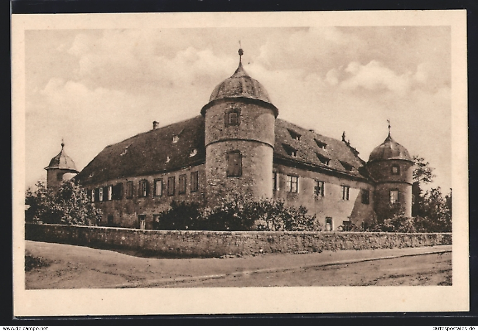 AK Giebelstadt, Frhrl. V. Zobel`sches Schloss  - Andere & Zonder Classificatie