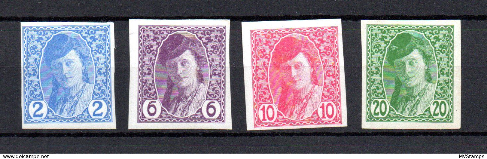 Bosnia Herzegowina (Austria) 1913 Old Set "Zeitungs" Paper-stamps (Michel 85/88) MLH - Bosnia Erzegovina