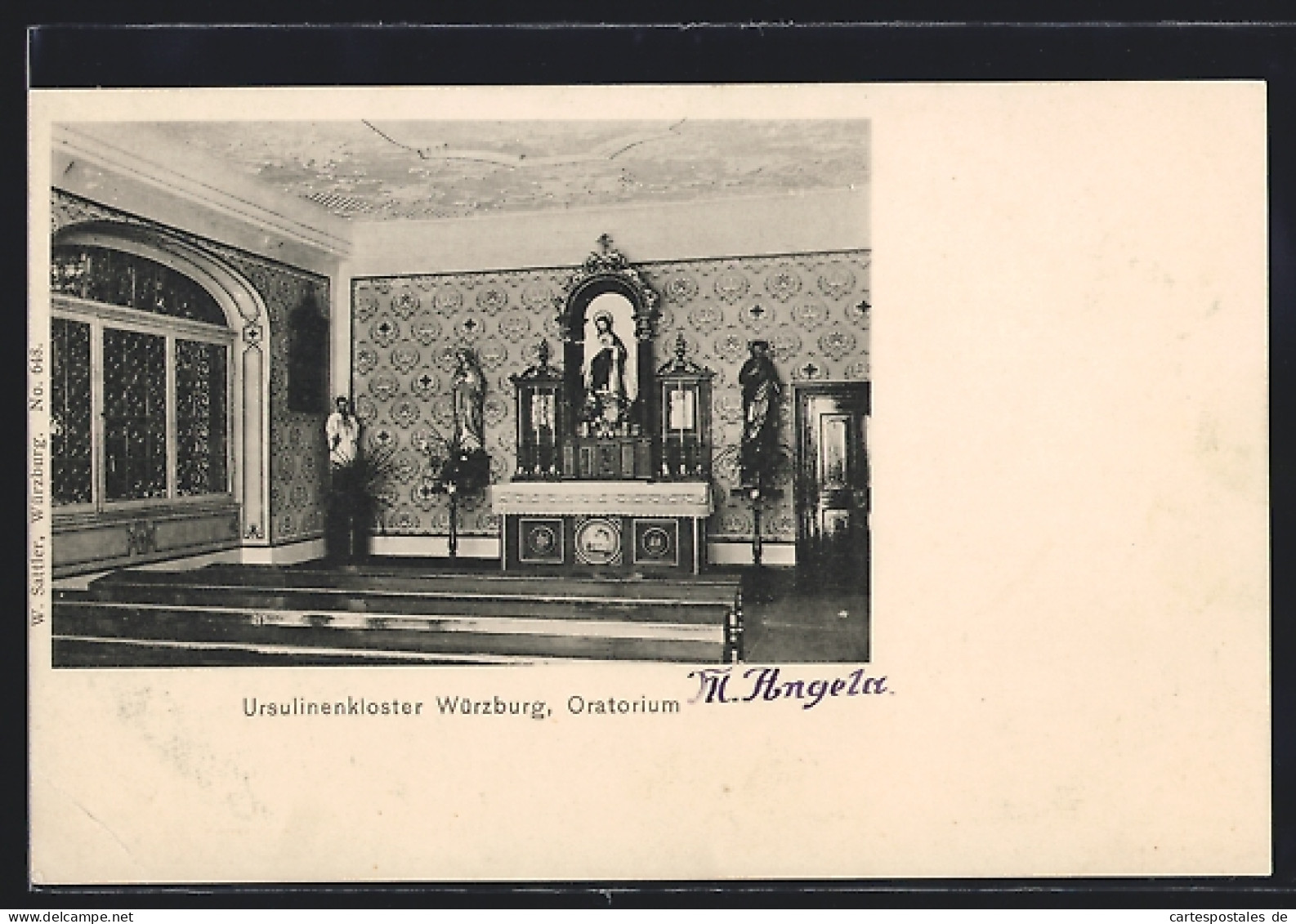 AK Würzburg, Oratorium Im Ursulinenkloster  - Wuerzburg