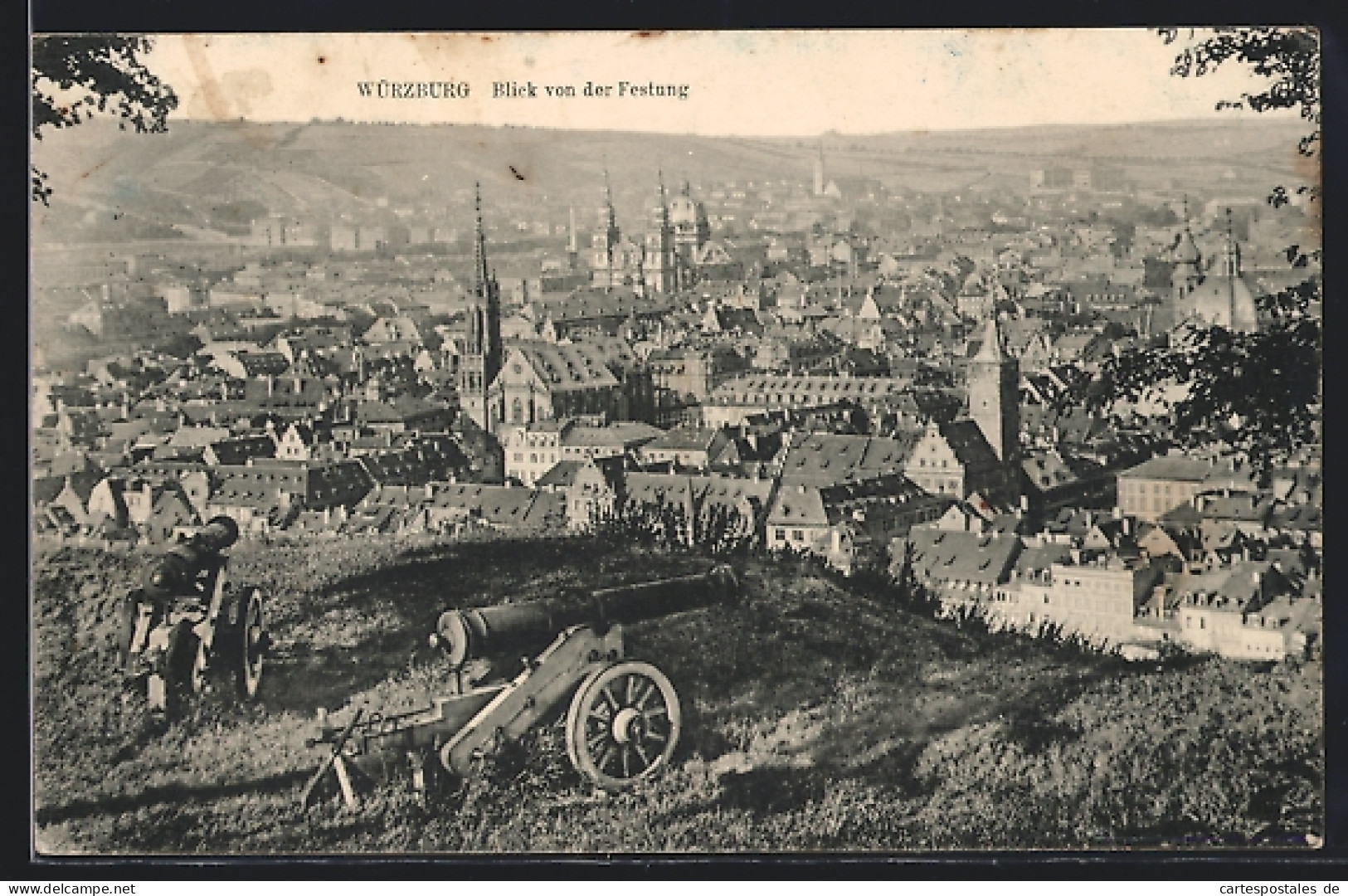 AK Würzburg, Fernblick Von Der Festung  - Würzburg