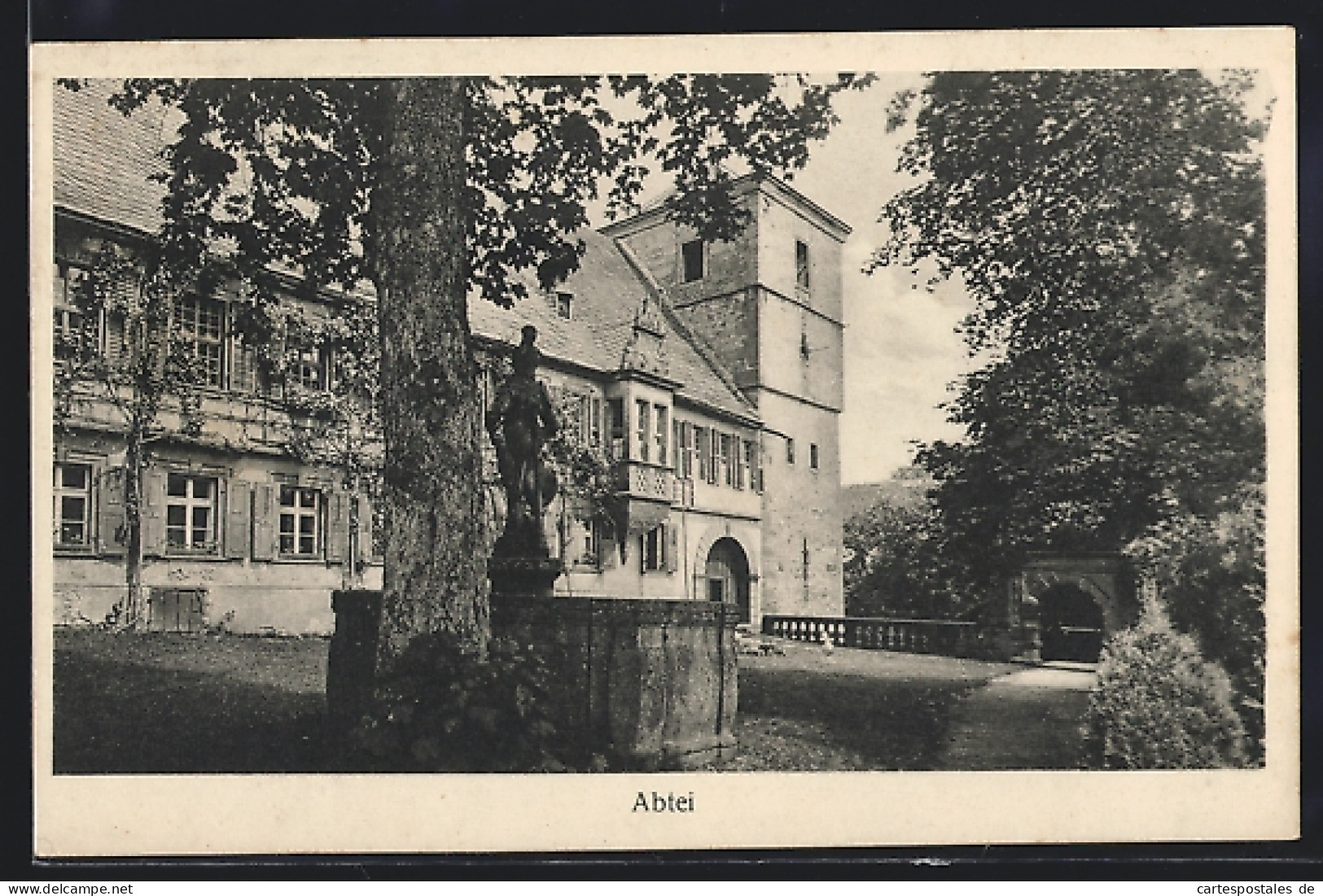 AK M. Bildhausen B. Münnerstadt, Innenhof Der Abtei  - Autres & Non Classés