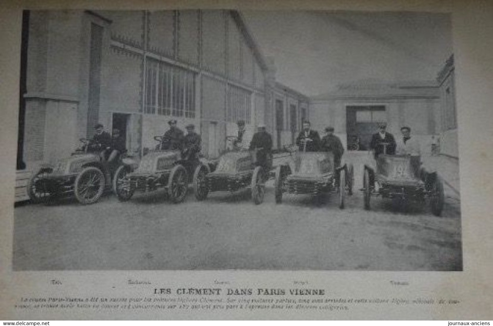 1902 AUTOMOBILE - PARIS = VIENNE - VOITURES Et MOTOCYCLETTES - PNEUS CONTINENTAL - LA VIE AU GRAND AIR - 1900 - 1949