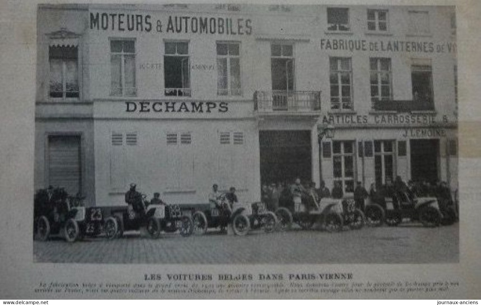 1902 AUTOMOBILE - PARIS = VIENNE - VOITURES Et MOTOCYCLETTES - PNEUS CONTINENTAL - LA VIE AU GRAND AIR - 1900 - 1949