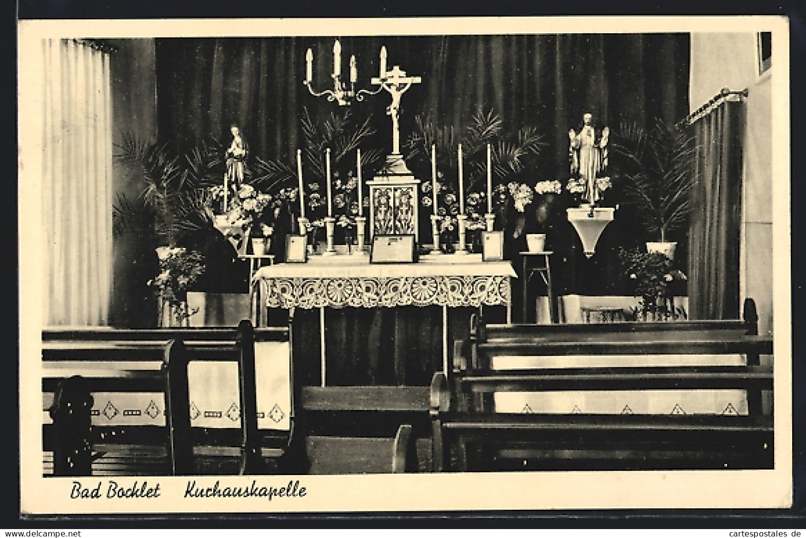 AK Bad Bocklet, Altar In Der Kurhauskapelle  - Autres & Non Classés