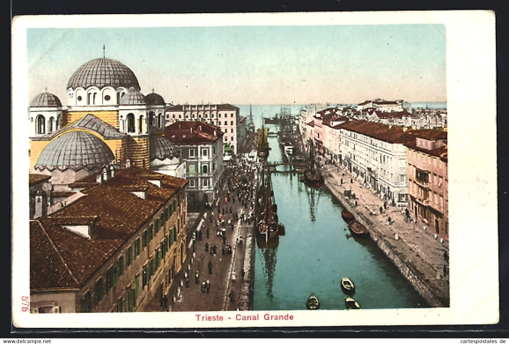 Cartolina Trieste, Canal Grande  - Trieste