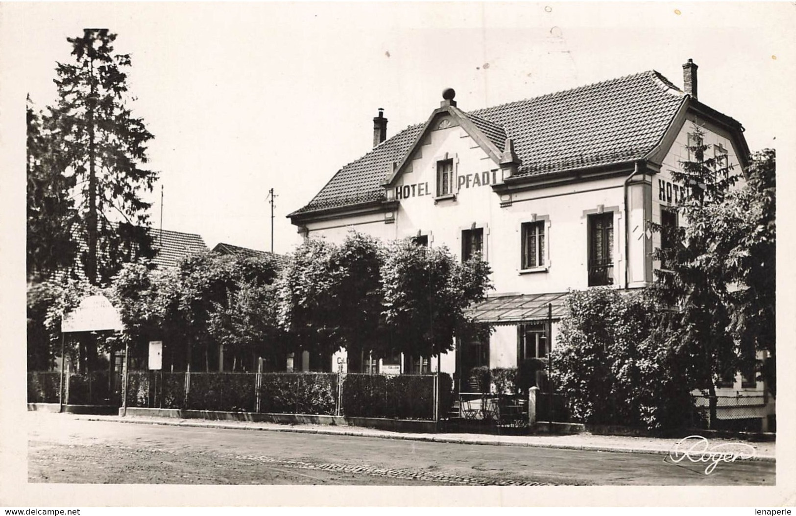 D9384  Wesserling Hôtel Restaurant De La Gare - Sonstige & Ohne Zuordnung