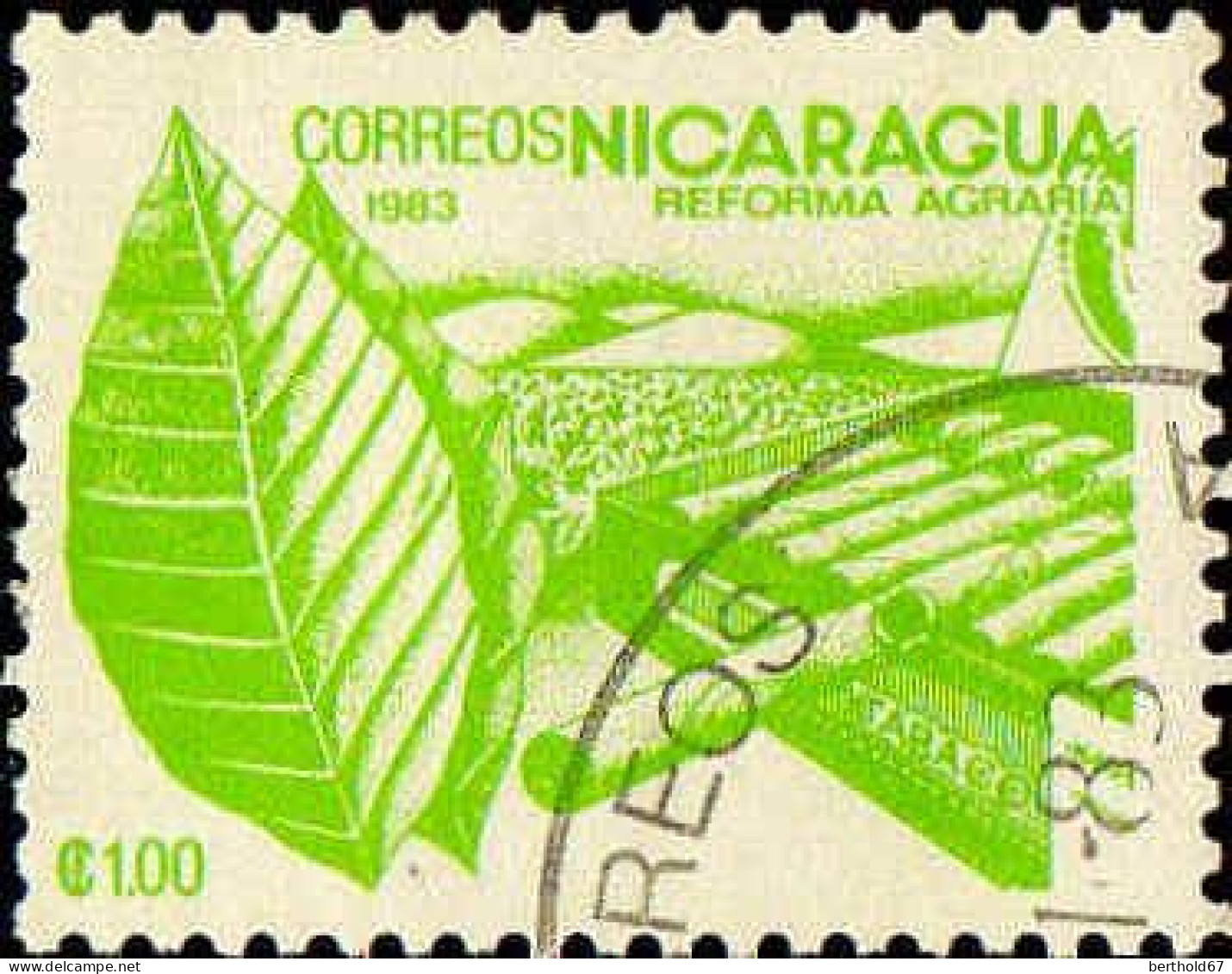 Nicaragua Poste Obl Yv:1303 Mi:2449 Reforma Agraria (TB Cachet Rond) - Nicaragua