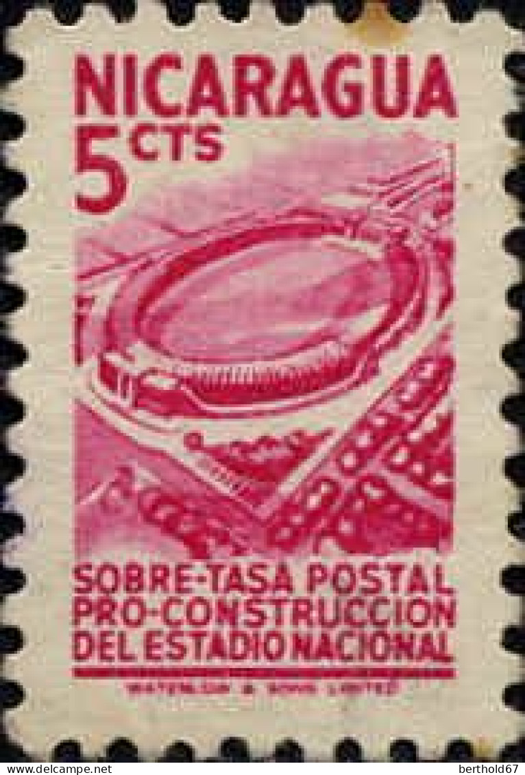 Nicaragua Poste N* Yv: 748A Mi:56Z Pro Construccion Del Estadio National (sans Gomme) - Nicaragua