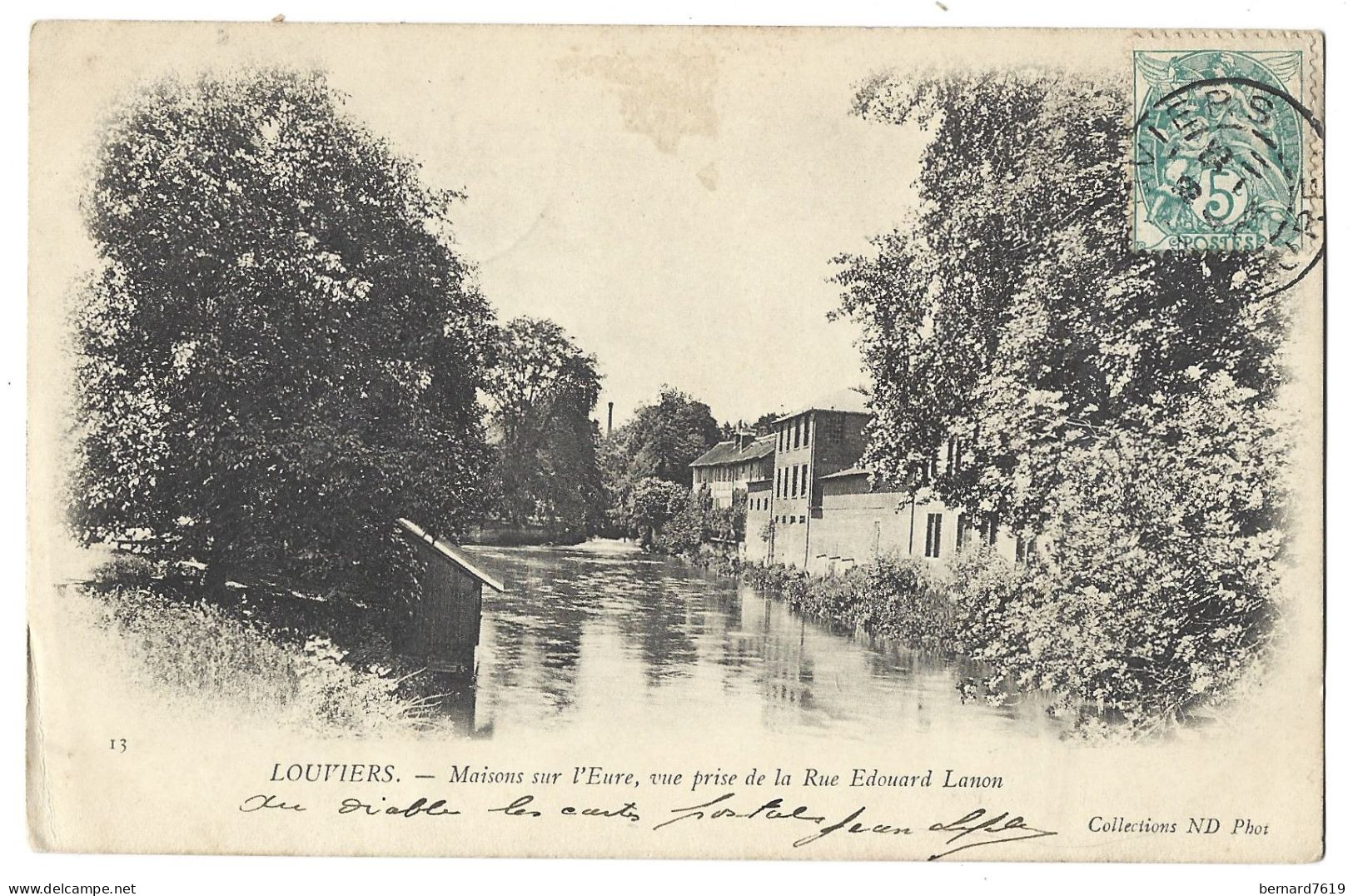 27 Louviers - Maisons Sur L'eure, Vue Prise De La Rue Edouard Lanon - Louviers