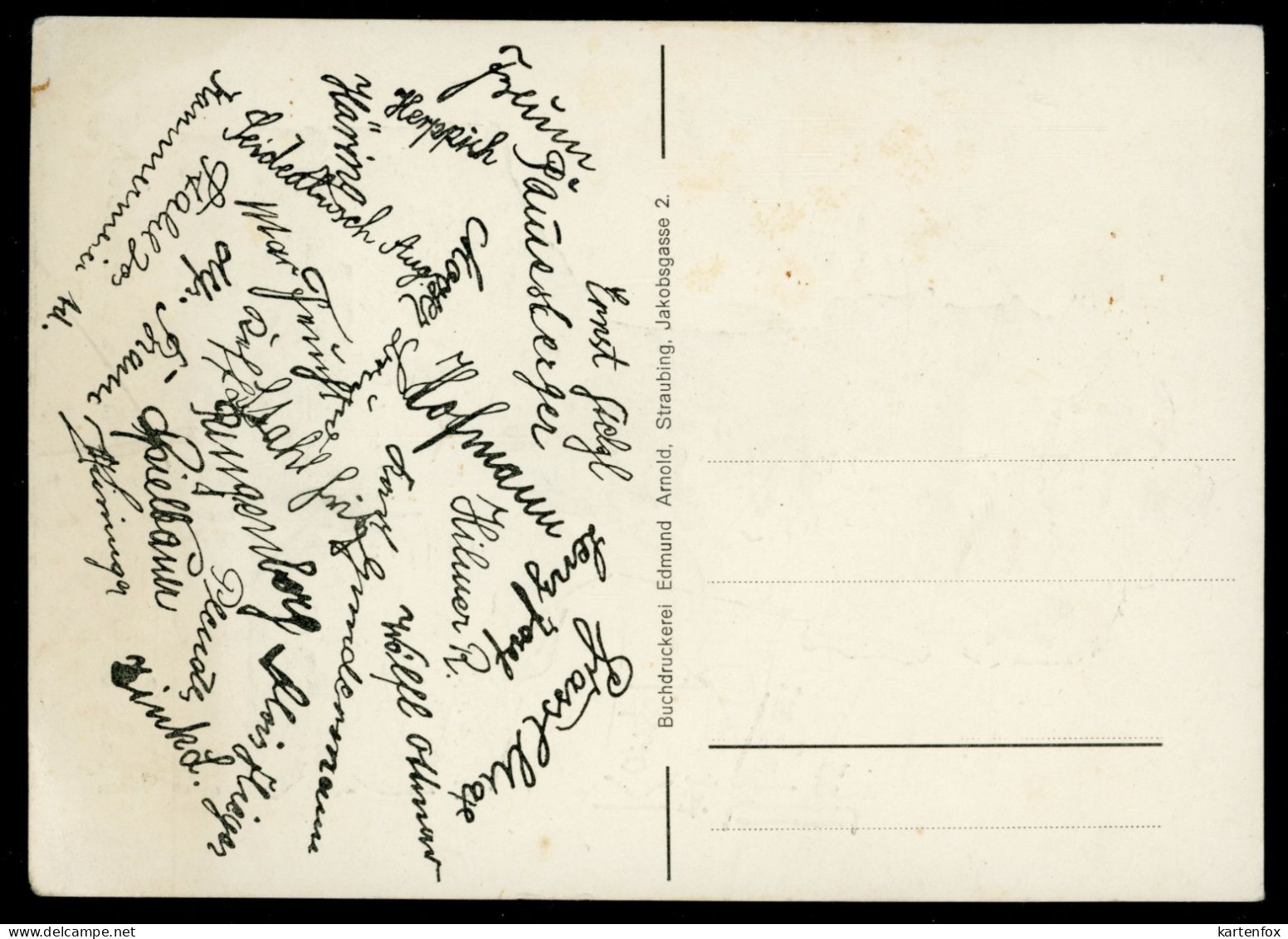 Straubing, 1941, Aufbauschule, Das Leben Ist Kampf,5. Klasse B, Schule, Niederbayern - Straubing