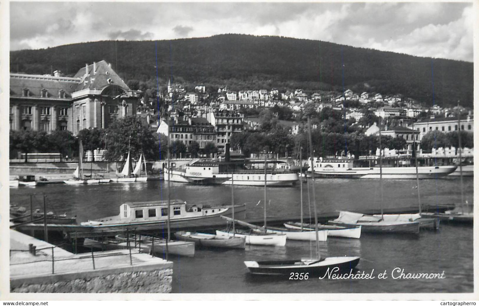 Postcard Switzerland Neuchâtel Et Chaumont - Neuchâtel