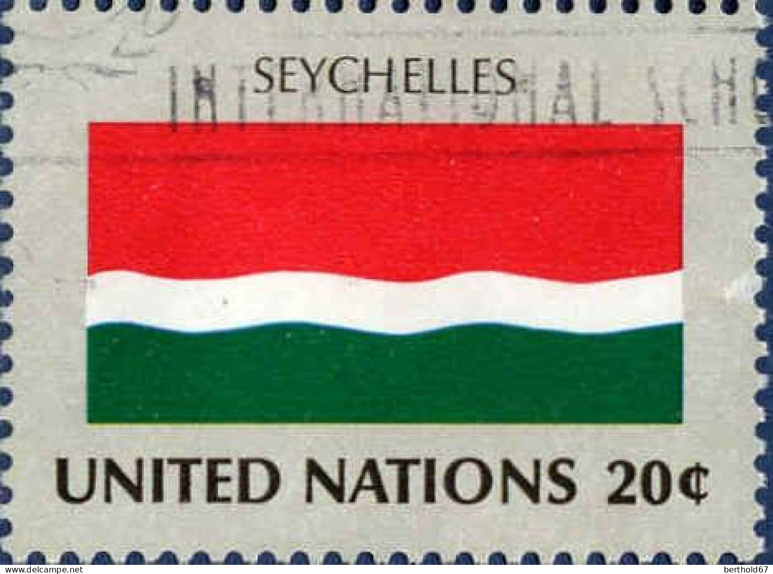 ONU (New-York) Poste Obl Yv: 367 Mi:399 Drapeau Des Seychelles (Obl.mécanique) - Gebruikt