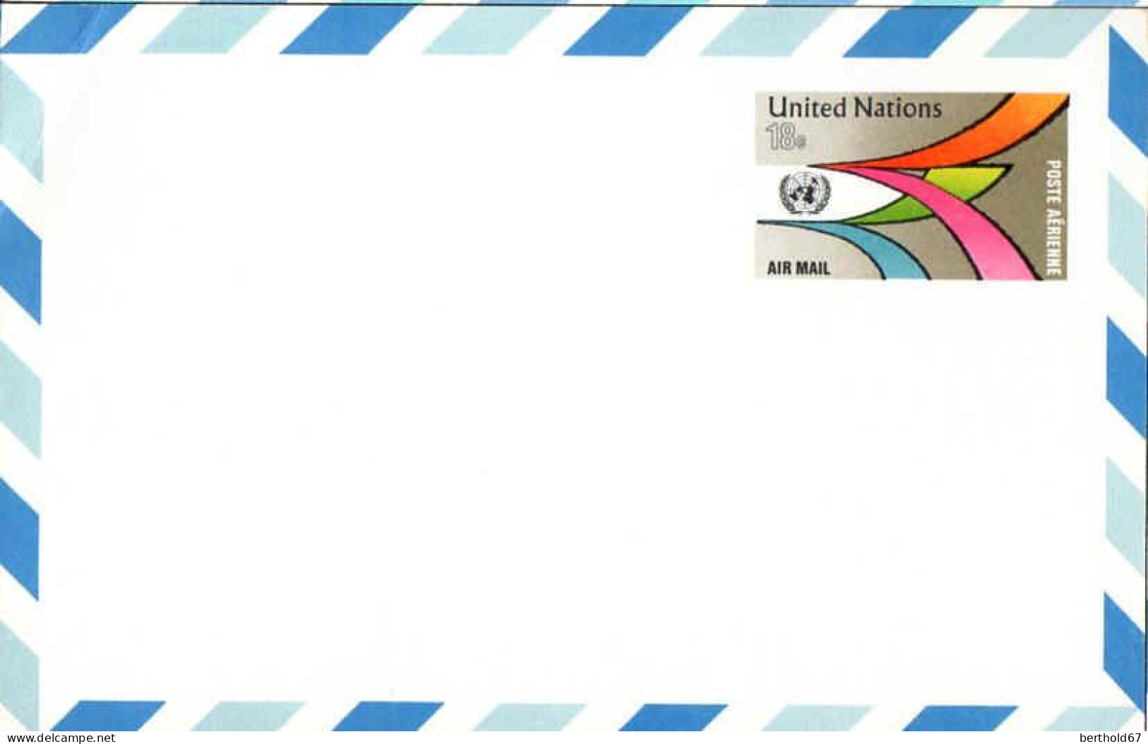 ONU (New-York) Entier-P N** (200) Air Mail 18c - Sonstige