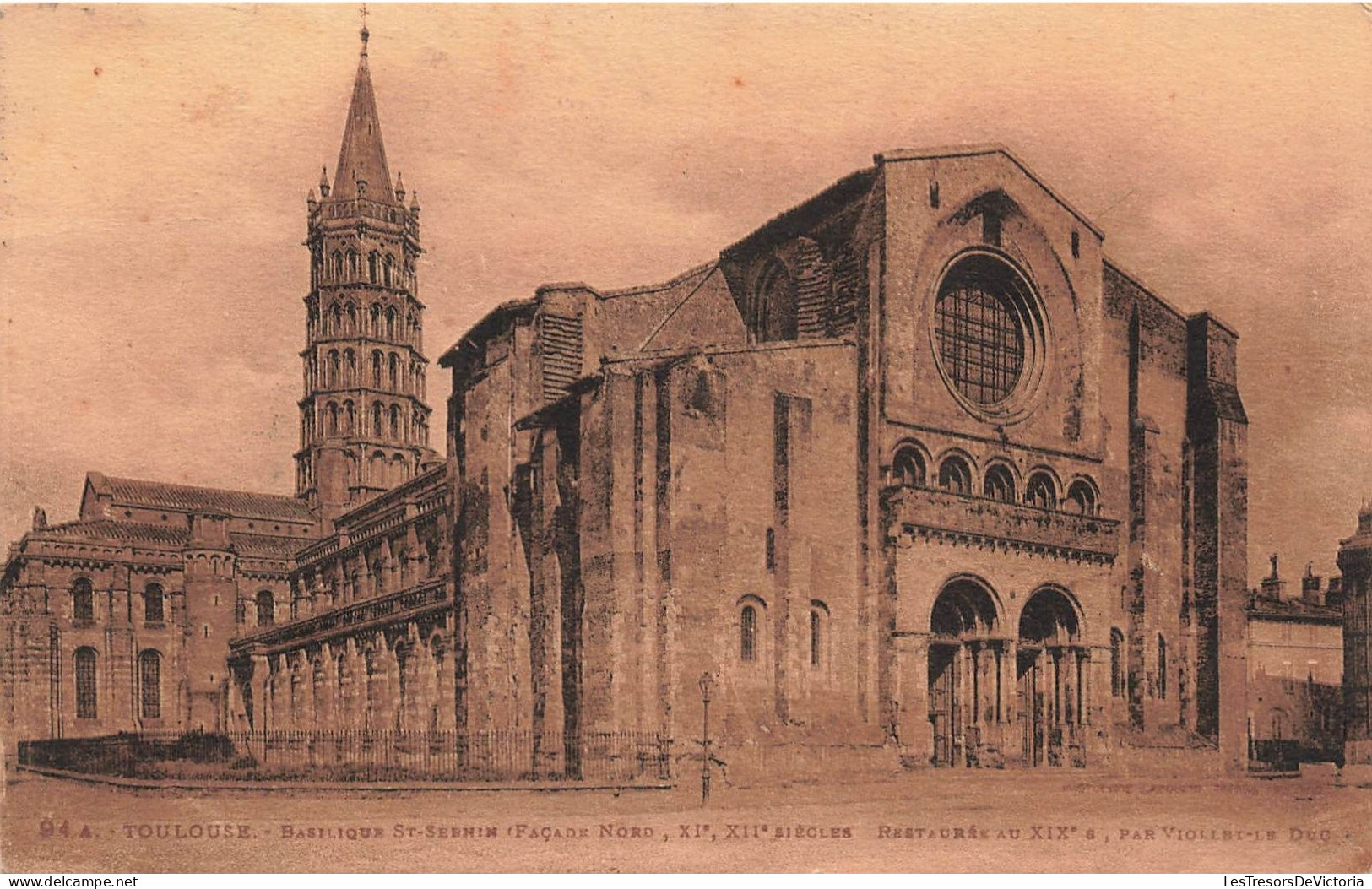 FRANCE - Toulouse - Basilique Saint Sernin - Carte Postale Ancienne - Toulouse