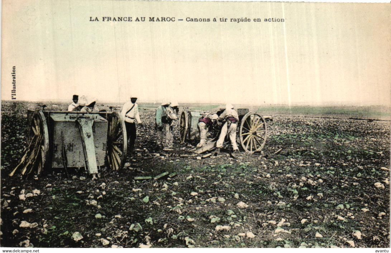 MAROKKO / LA FRANCE AU MAROC / CANONS A TIR RAPIDE - Casablanca